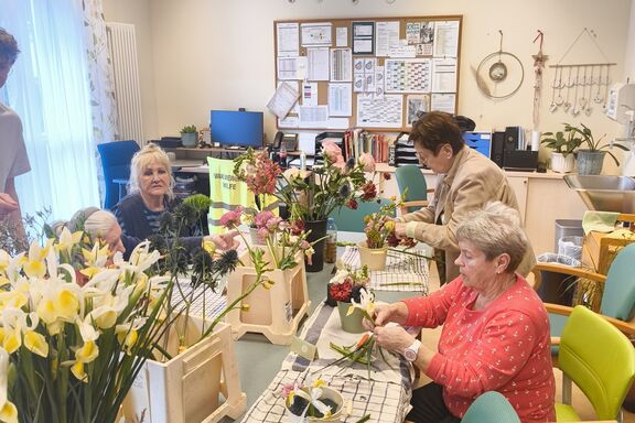 Blumenbinden Oriongasse 3